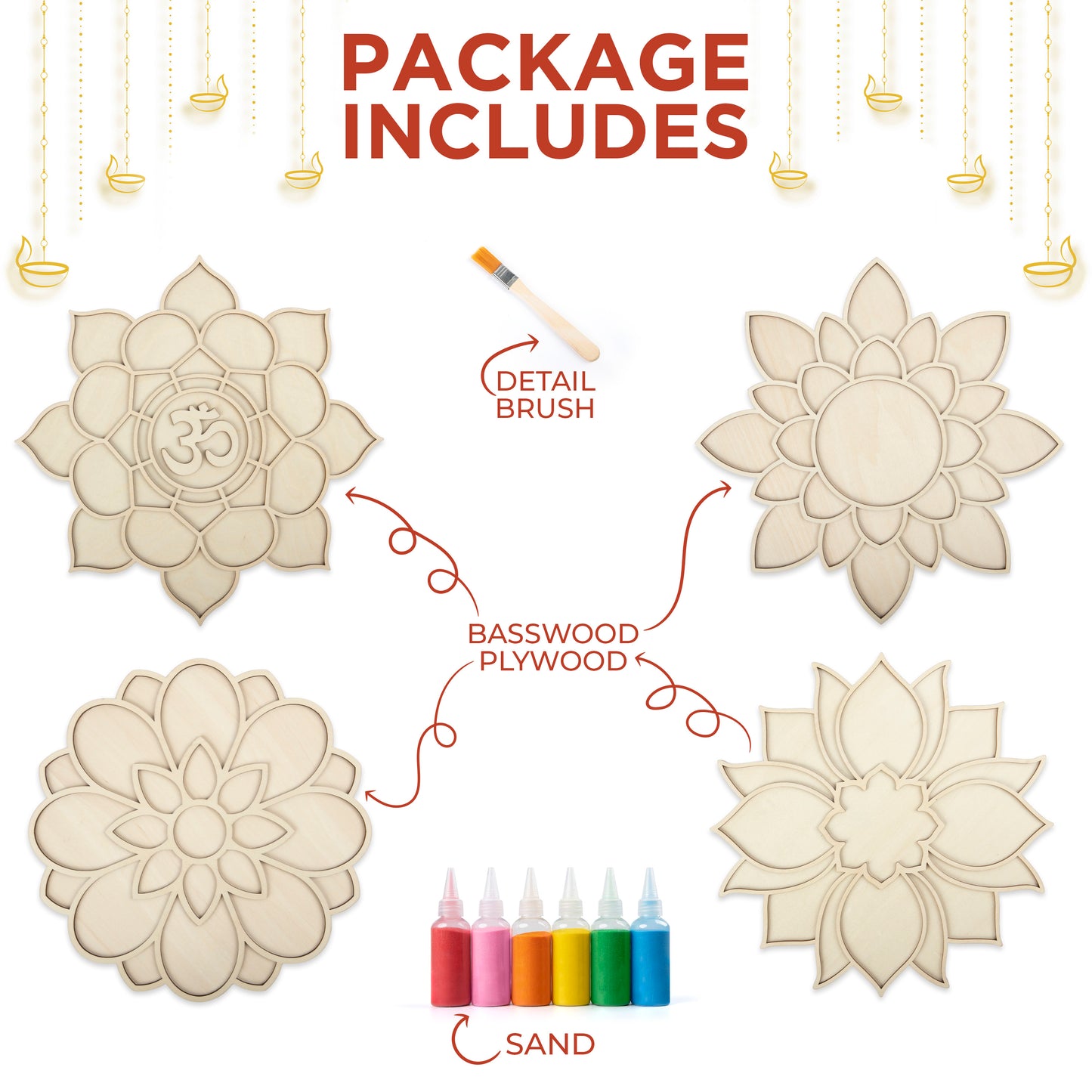 Rangoli Mandala Sand Art Kit